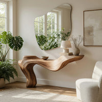 Wall-Hung Console Table for a Narrow Entry Corner, view 7