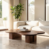 Contemporary Cloud Shape Coffee Table For Living Room Decor, view 7