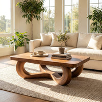 Rustic Solid Wood Table For Eclectic Interiors, view 7