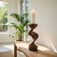 Solid Wood Sculpture Wall Art Farmhouse Solid Abstract Garden, view 7