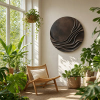 Wall Art Minimalist Organic Wall Sculpture For Entry Hall Interior, view 7