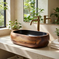 Solid Wood Sink Vanity Farmhouse Bathroom, view 7