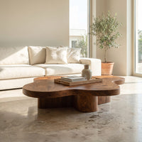 Organic Coffee Table With Unique Cloud-shapes For Living Room, view 7