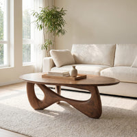 Rustic Coffee Table For Warm Room Ambience, view 7