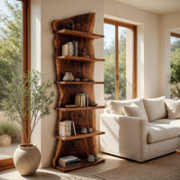 Solid Wood Standing Shelf Home, view 7