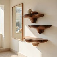 Solid Wood Mushroom Shelf Mid Century Solid Stylish, view 8