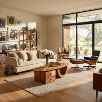 Two Drawers and a Long Breath: Oval Coffee Table, view 8