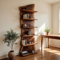 Solid Wood Standing Shelf Home, view 8