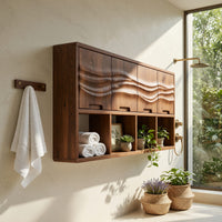 Solid Wood Bathroom Cabinet Sculptural Master, view 8
