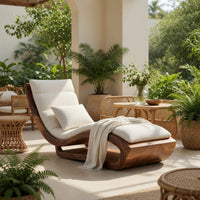 Solid Wood Day Bed Daybed Minimalist Luxury, view 8