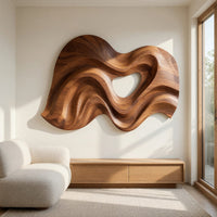 The Shape a River Leaves: Carved Wall Sculpture, view 8 — view 8