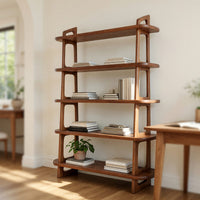 Solid Wood Standing Shelf Living Room Corner, view 8