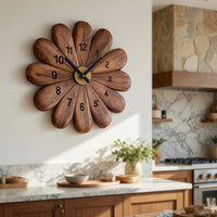 Solid Wood Clock Wall Timeless, view 8