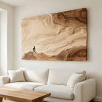 A Single Log, Opened Out Into a Canyon Wall Panel, view 8 — view 8