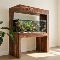 Solid Wood Aquarium Stand With Canopy Living Room, view 8