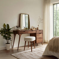 Solid Wood Dressing Table Handmade Vanity Bedroom, view 8