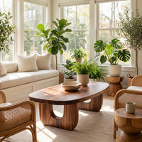 Modern Sculptural Coffee Table For Living Room, view 8
