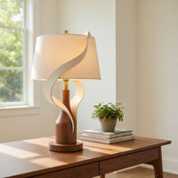 Organic Carved Wood Lamp Branch Design For Above Bed Decor, view 8