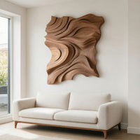 Rolling Dune Wall Panel for a Living Room Focal Wall, view 8 — view 8