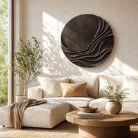 Wall Art Minimalist Organic Wall Sculpture For Entry Hall Interior, view 8