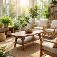 Natural Wood Coffee Table For Studio Lounge, view 8