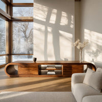 The Same Tree Runs Both Ends of This TV Console, view 8