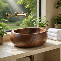 Solid Wood Sink Vanity Handcrafted Solid Bathroom, view 8