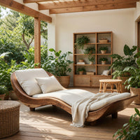 Solid Wood Day Bed Mid Century Daybed Modern Bedroom, view 8