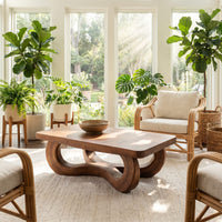 Rustic Solid Wood Table For Eclectic Interiors, view 8
