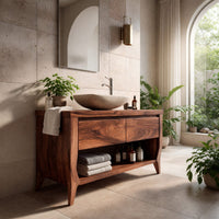 Solid Wood Bathroom Vanity Spa, view 8