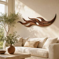 Wall Art Modern Carved Wall Sculpture For Conversation Area Interior, view 8