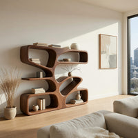 Antler-Branch Bookcase with Open Curved Chambers, view 8