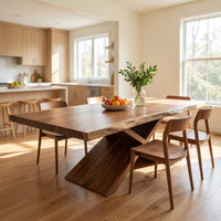 Minimalist Freeform Dining Table For Small Dining Space, view 8