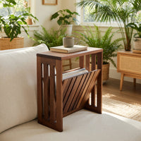 Solid Wood Sofa Arm Table Side Living Room, view 8