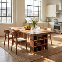 Modern Kitchen Table With Storage Cabinet, view 8