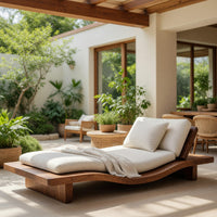 Solid Wood Day Bed Rustic Farmhouse Daybed Entryway Furniture Decoration, view 8