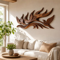 Scandinavian Contour Wall Decor For Lake House Interior, view 8