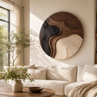 Minimalist Statement Wall Panel For Studio Apartment Interior, view 8