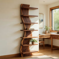 Solid Wood Standing Shelf Living Room, IV, view 8