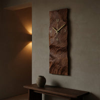 Solid Wood Clock Vertical Wall Living Room, view 9
