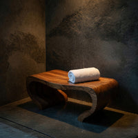 Solid Wood Teak Shower Bench Spa Decor Bathroom, view 9