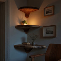 Solid Wood Mushroom Shelf Solid Living Room, II, view 9