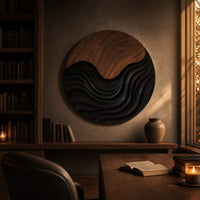 Wall Art Mid Century Artistic Wall Panel For Waiting Area Interior, view 9