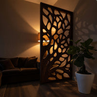 Solid Wood Room Divider Flowing Carved Living, view 9
