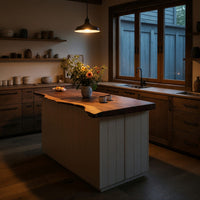 Solid Wood Table Top Rustic Kitchen Tabletop Dining Room, view 9