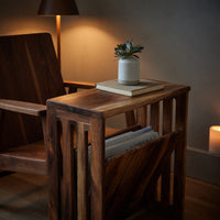 Solid Wood Sofa Arm Table Side Living Room, view 9