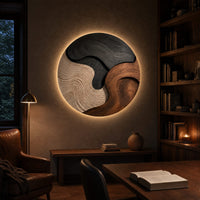 Wall Art Mid Century Flowing Wall Decor For Vacation Home Interior, view 9