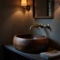 Solid Wood Sink Vanity Handcrafted Solid Bathroom, view 9