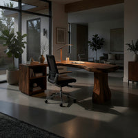 L-Shaped Corner Desk with Open Shelf Storage Bay, view 9