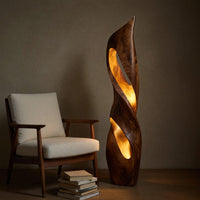 Rustic Table Lamp Living Room Bedroom Cozy Reading Corner Space, view 9
